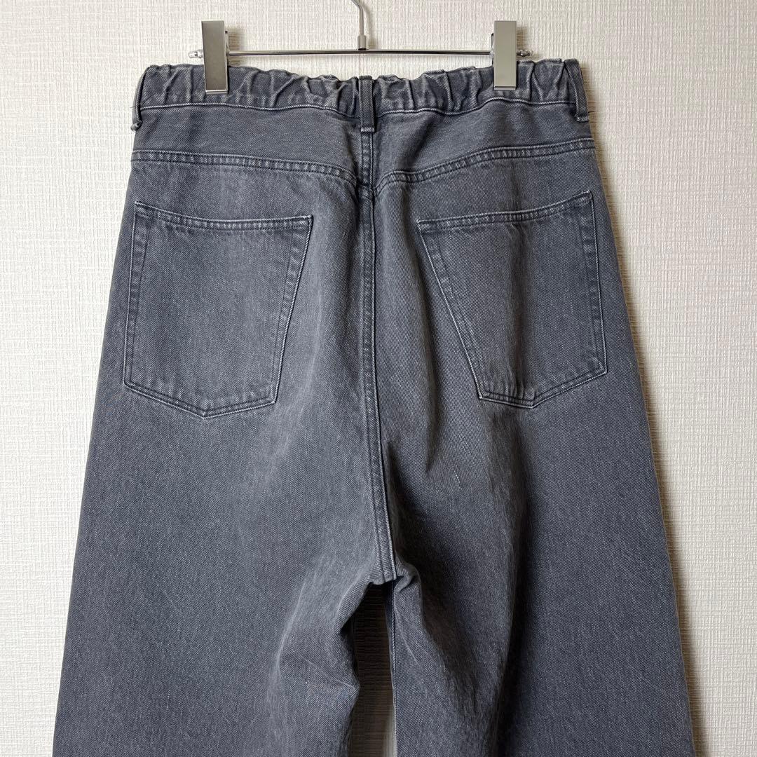 INSCRIRE used wide denim サイズ34 ブラック INSCRIRE used wide denim サイズ34 ブラック