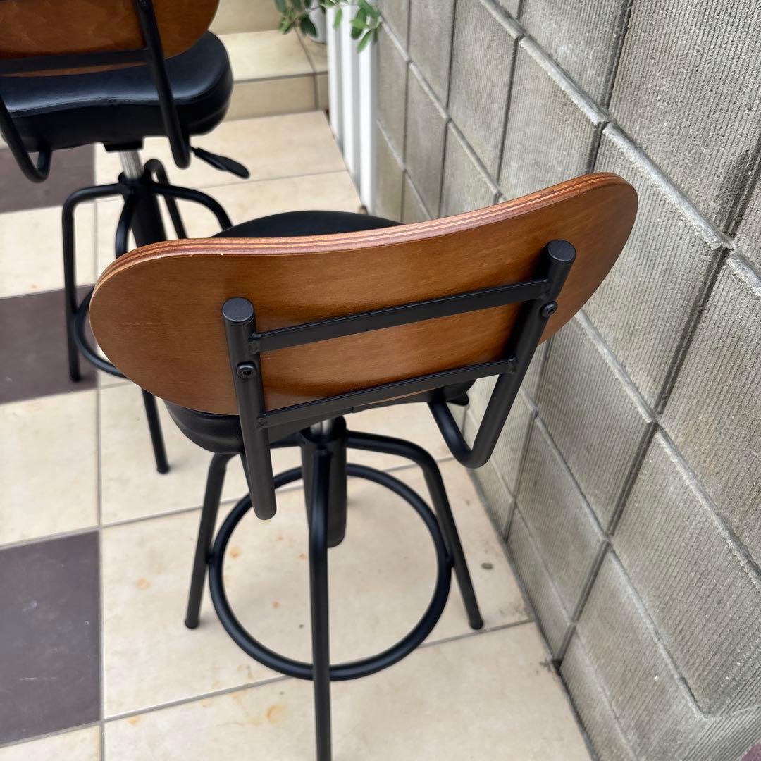 カウンターチェア　2脚セット　美品