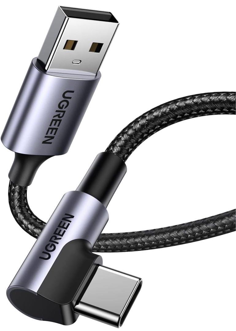 USB Type C ケーブル USB A to USB C L字 急速充電