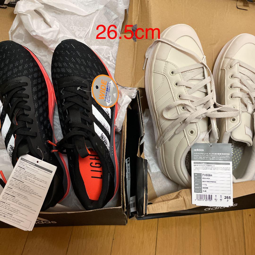adidasメンズ靴　2点セット