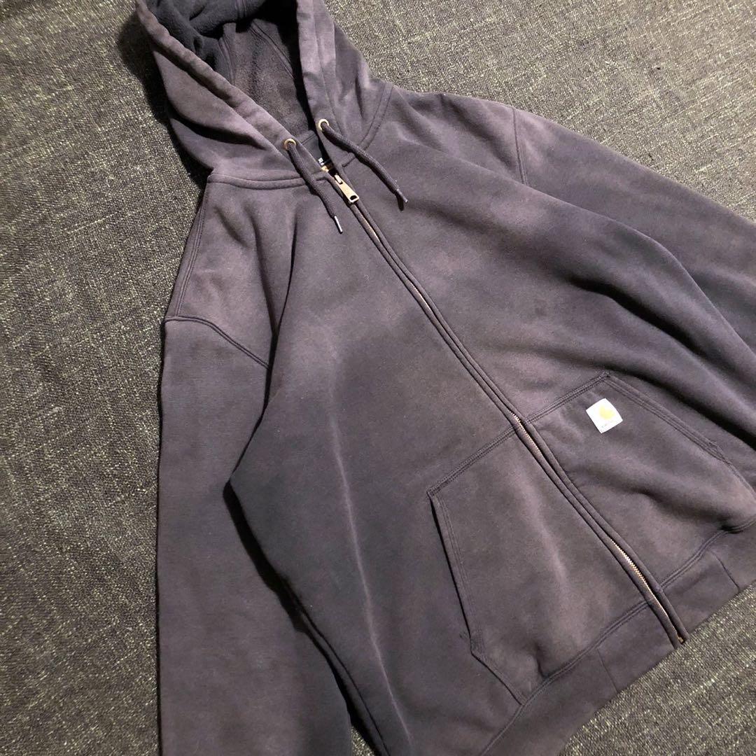 ★Carhartt カーハート スウェット フルジップ パーカー サンフェード