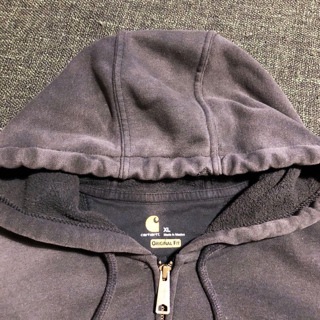 ★Carhartt カーハート スウェット フルジップ パーカー サンフェード