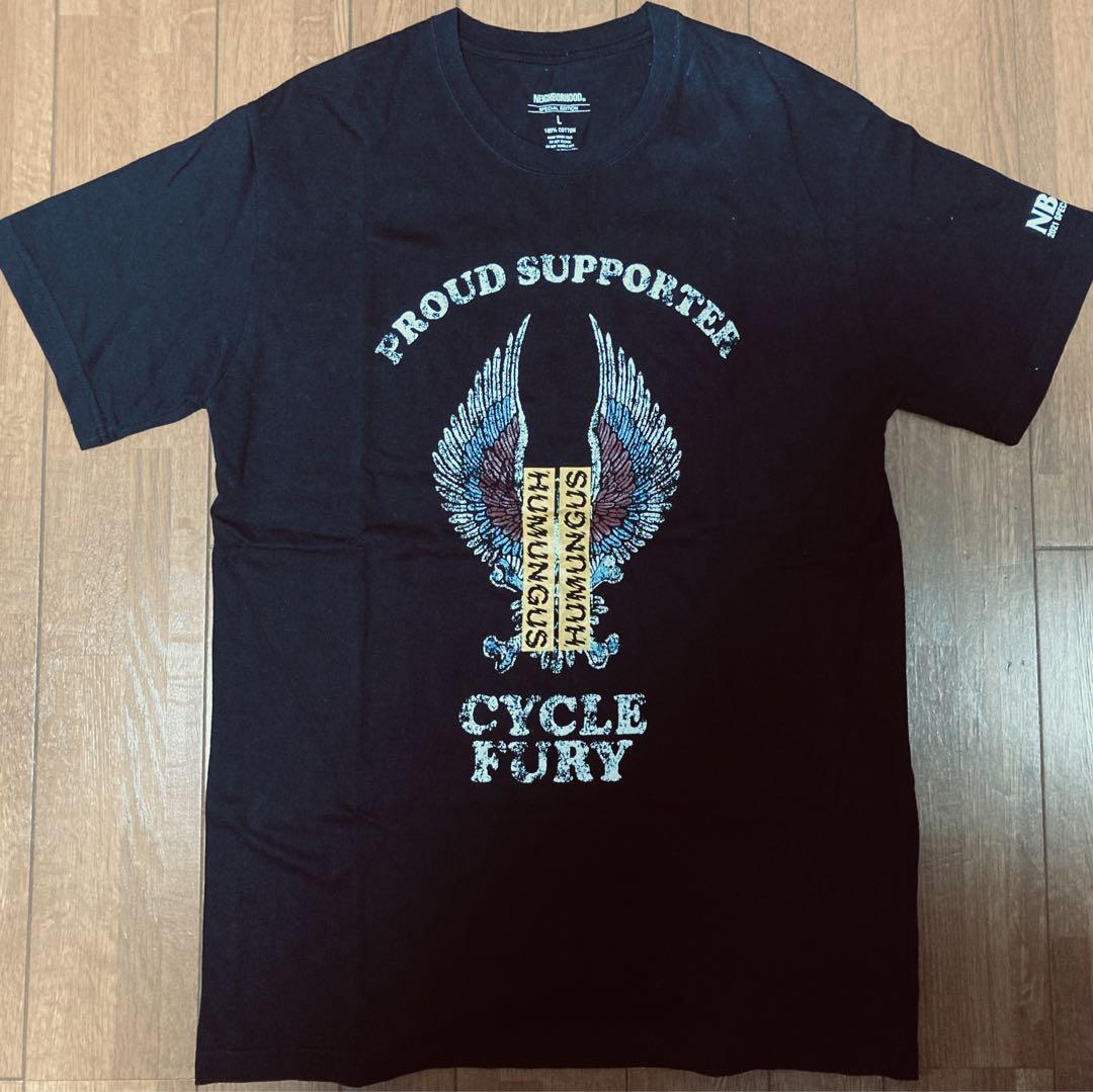 美品】B'z 稲葉浩志×ネイバーフッドTシャツ Lサイズ ブラック黒