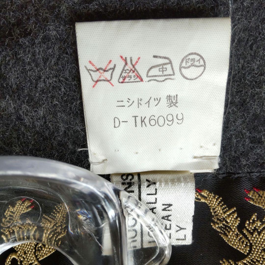 LODEN Frey  ウール混ケープコート チャコール  西ドイツ製 M〜L