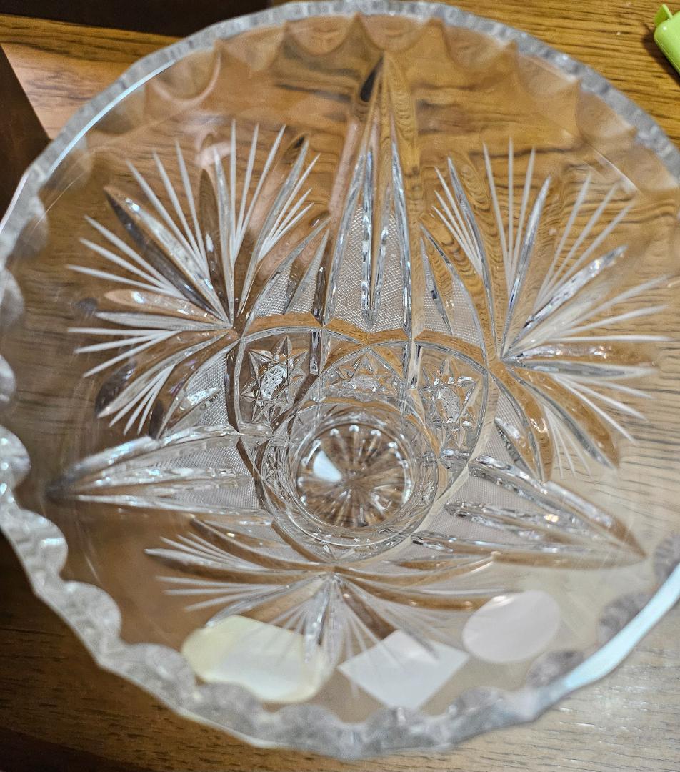 BOHEMIA CRYSTAL カットクリスタル花瓶