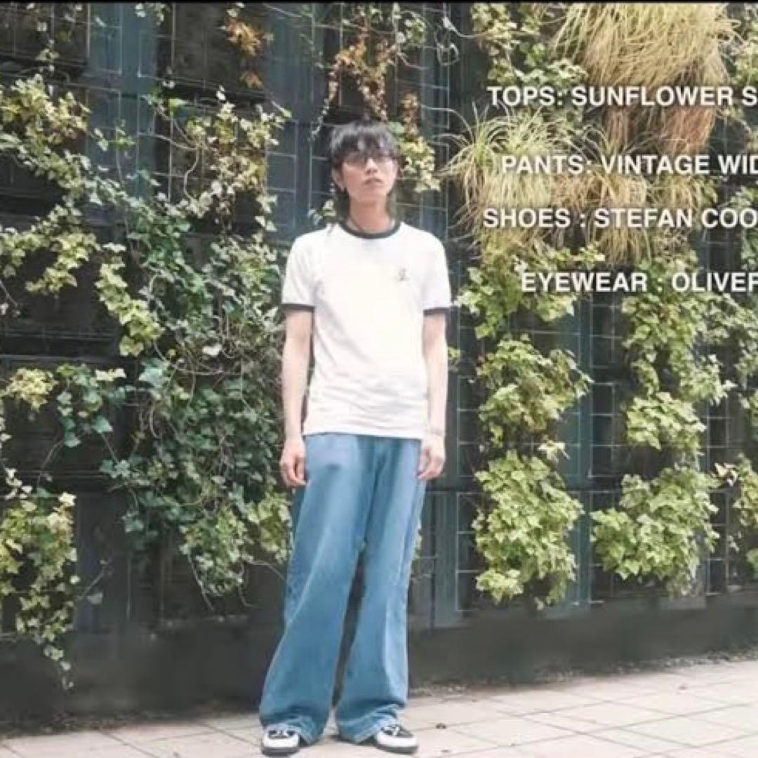 sunflower リンガーT サンフラワー　ours 深水光太着用モデル