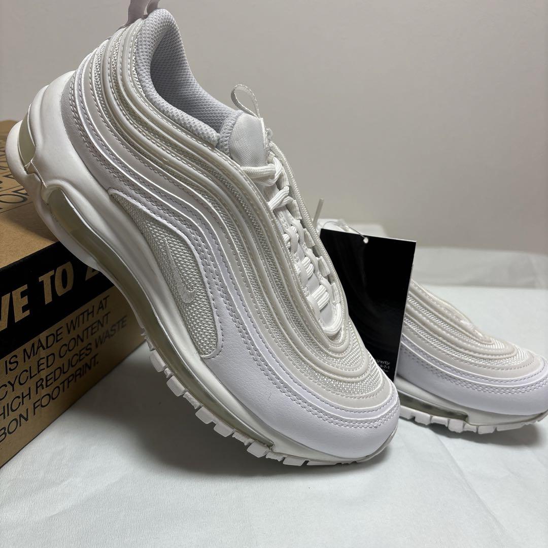 24.5cm ナイキ ウィメンズ　エアマックス97 DH8016-100 白