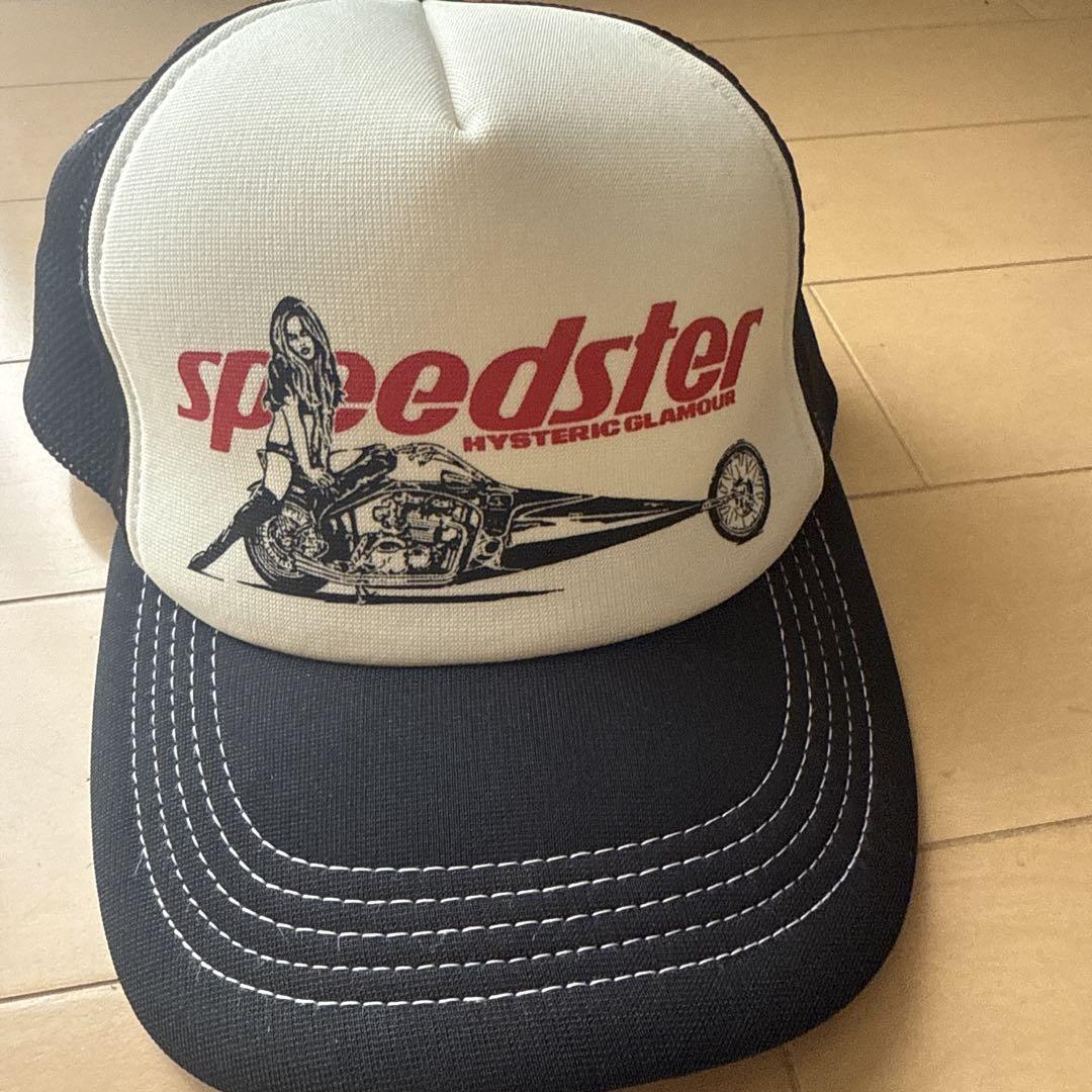 speedster トラッカーキャップ ホワイト×ブラック