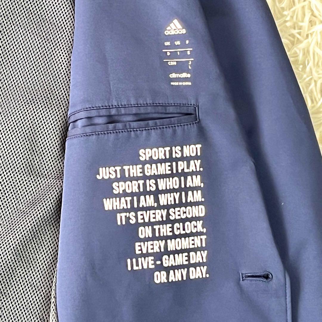 新品28 Adidas ブレザー ジャケット ブルー IC5216 - メルカリ