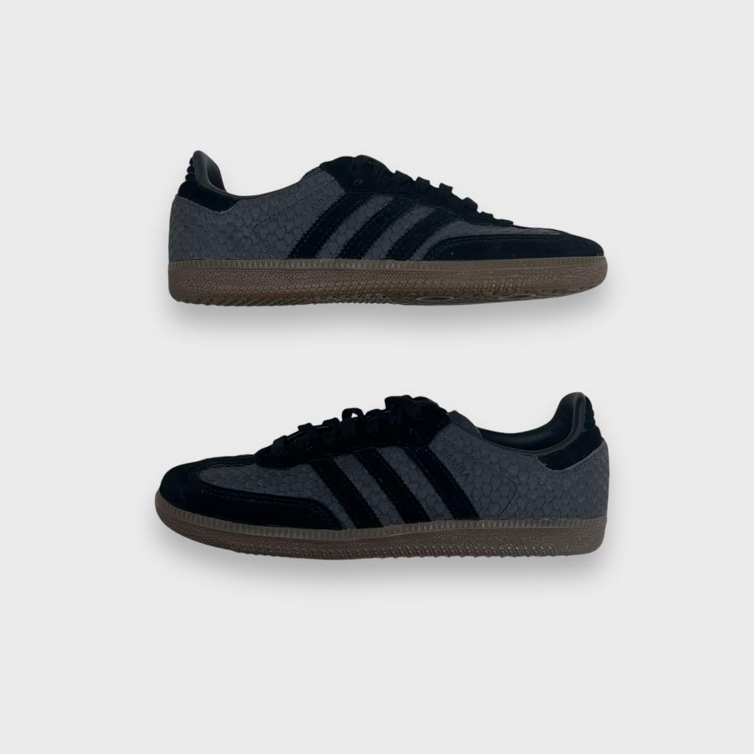 adidas SAMBA アディダス　サンバ　ブラック　パイソン