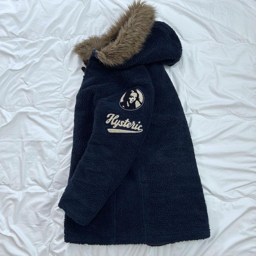 HYSTERIC GLAMOUR ヒステリックグラマー ヒスガール ボア コート