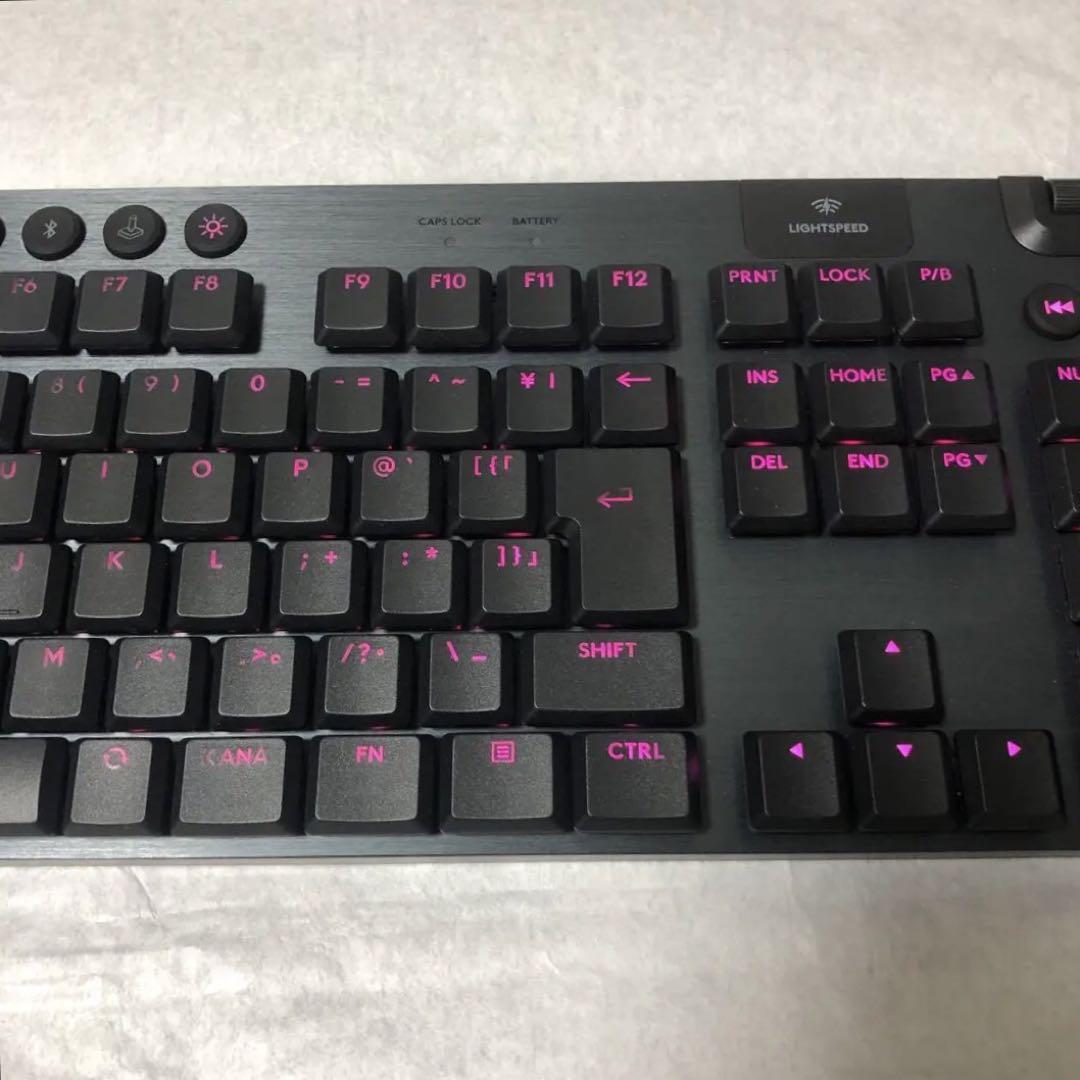 【ほぼ未使用】 ロジクール G915 X LIGHTSPEED リニア ロジクールG Logicool G G915 X ゲーミングキーボード 有線