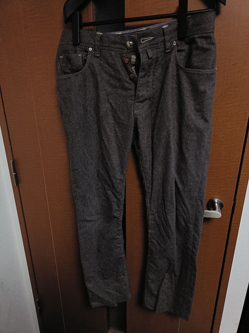 ヤコブコーエン j688 wool チェック柄 ウールスラックス 32L JACOB COHEN