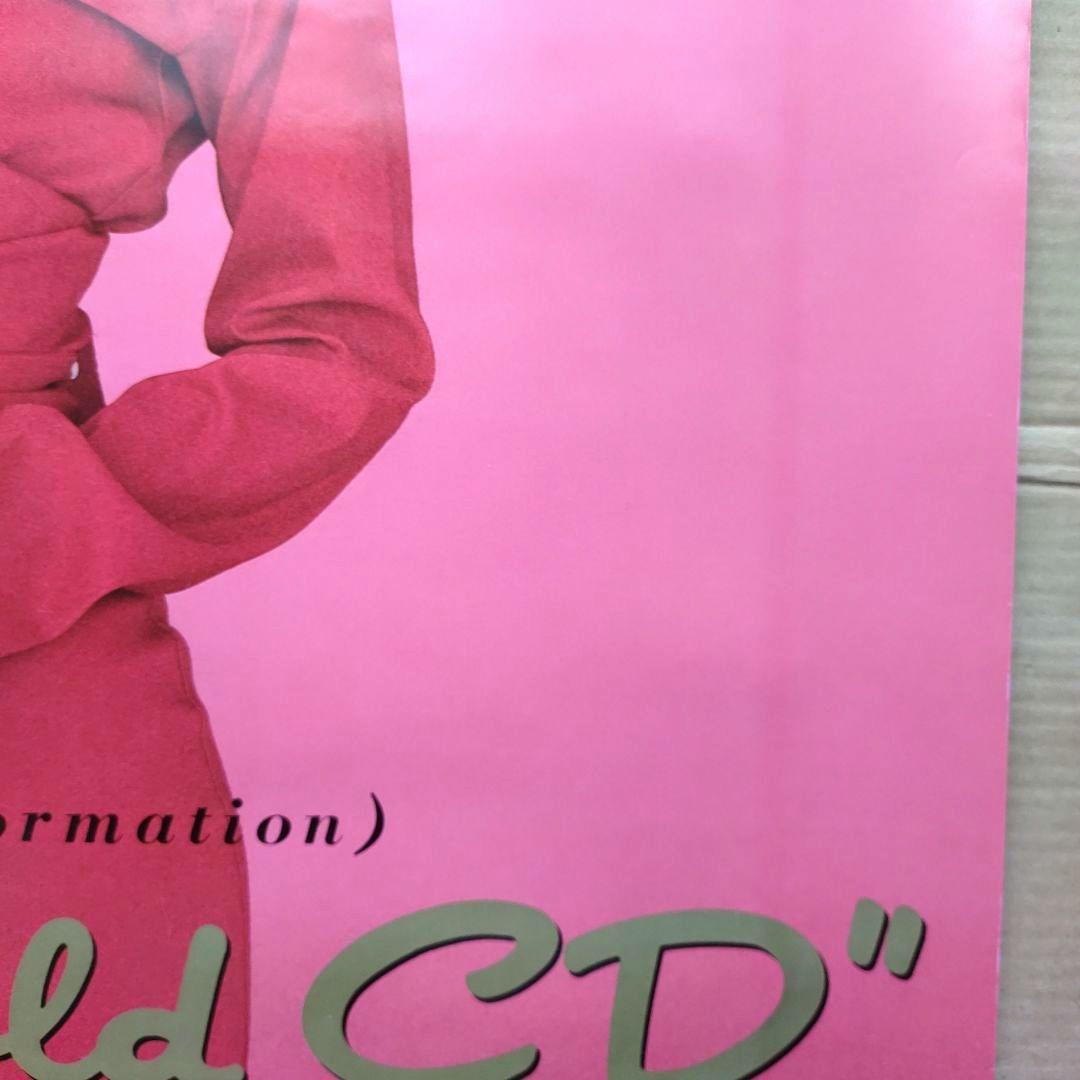 中山美穂／Pure Gold CD 新品 店頭告知ポスター 80年代当時物