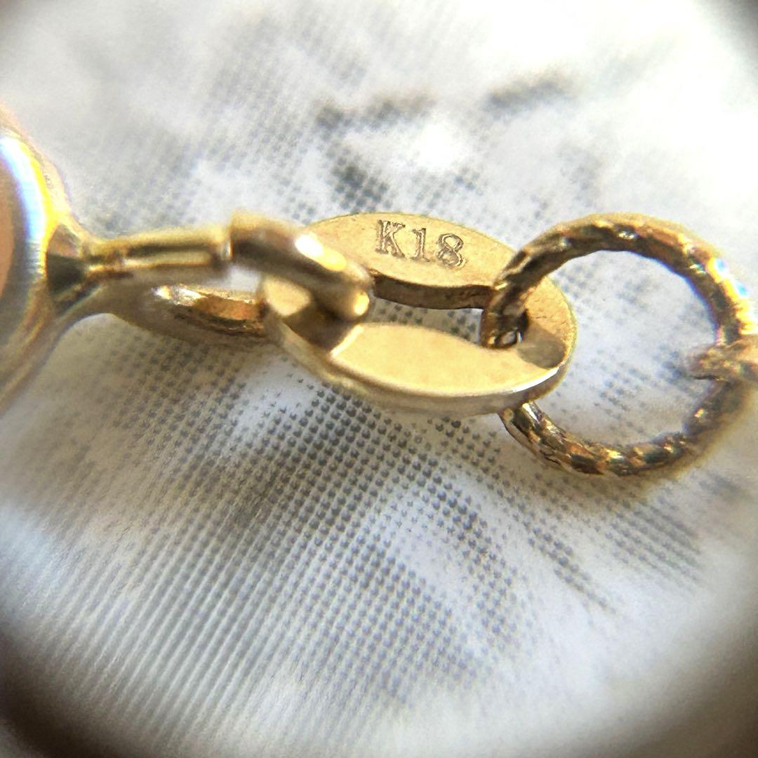 ネックレス　k18 k18pg k18wg スリーカラーデザイン　フラワー