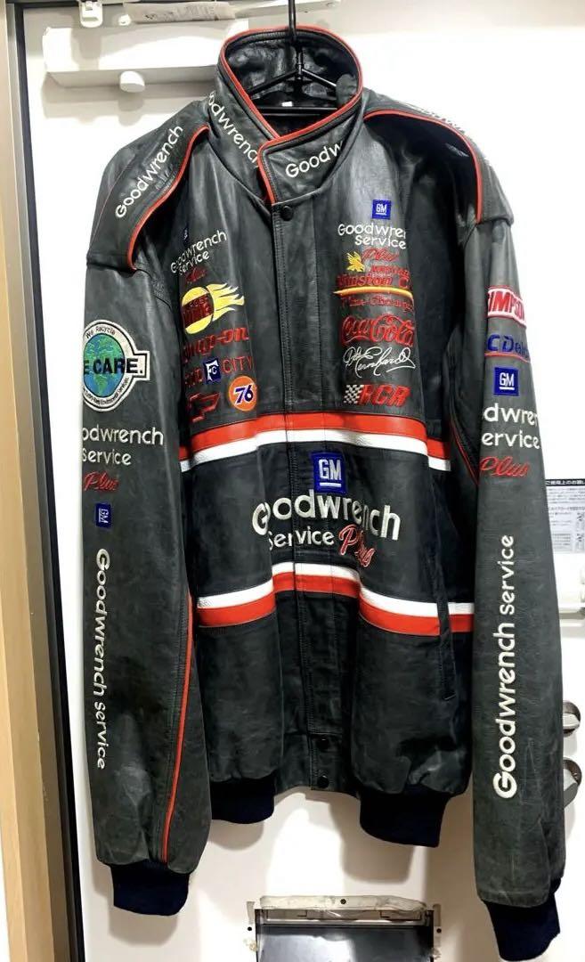 Good Wrench オーバーサイズレーシングジャケット　レザー　本革 2XL