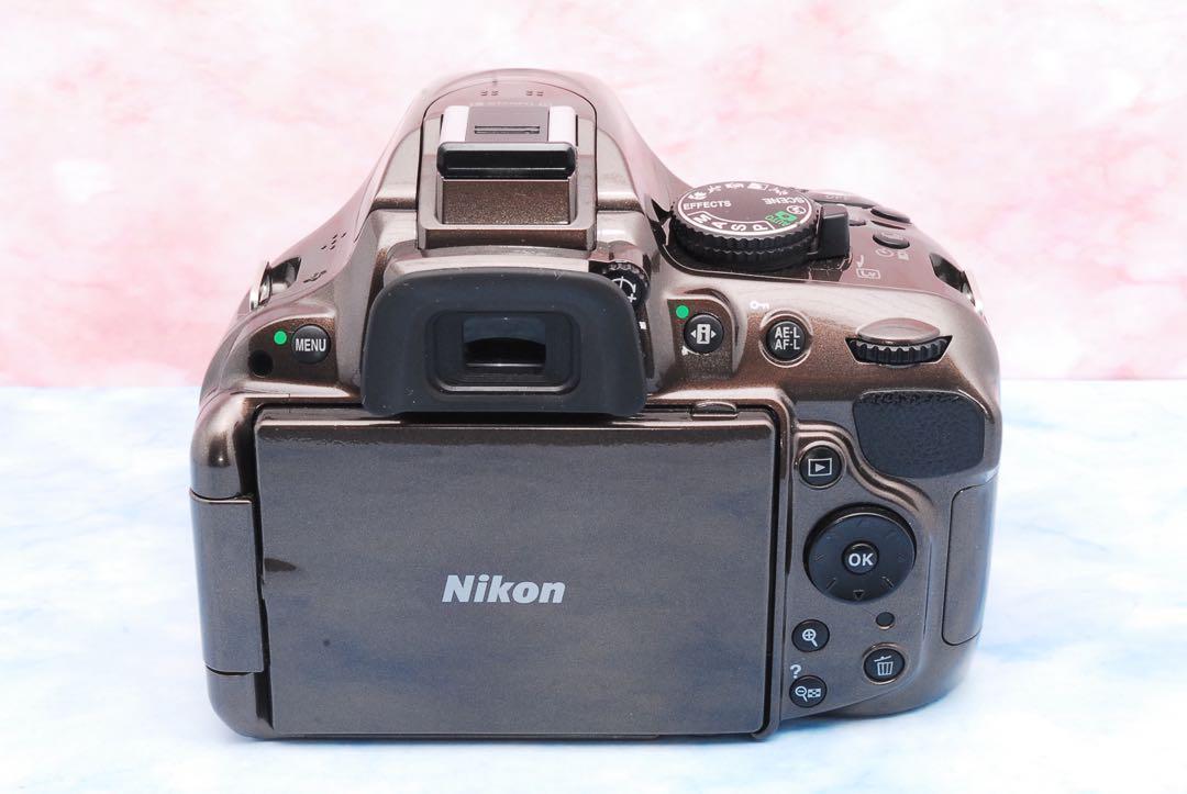 ブラウンボディ☆Nikon ニコン D5200☆一眼レフカメラ☆プチ訳あり☆