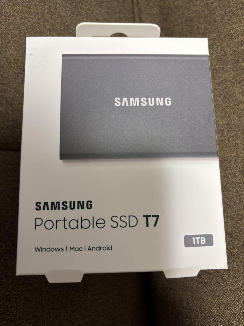 【新品未開封】Samsung Portable SSD T7 1TB