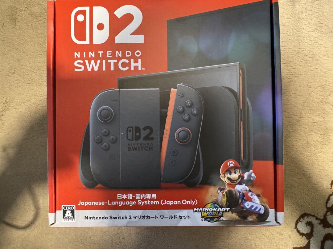 即日発送 Nintendo Switch 2 マリオカートセット 保証対応納品書