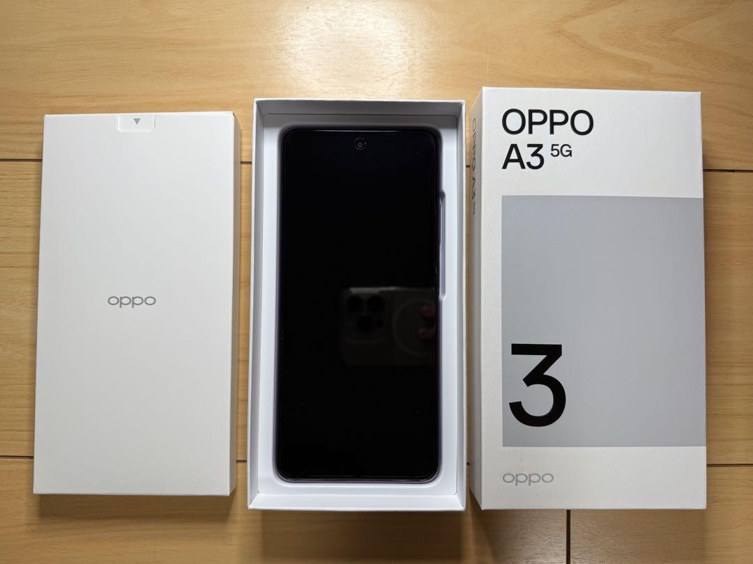 OPPO A3 5G パープル 箱付き