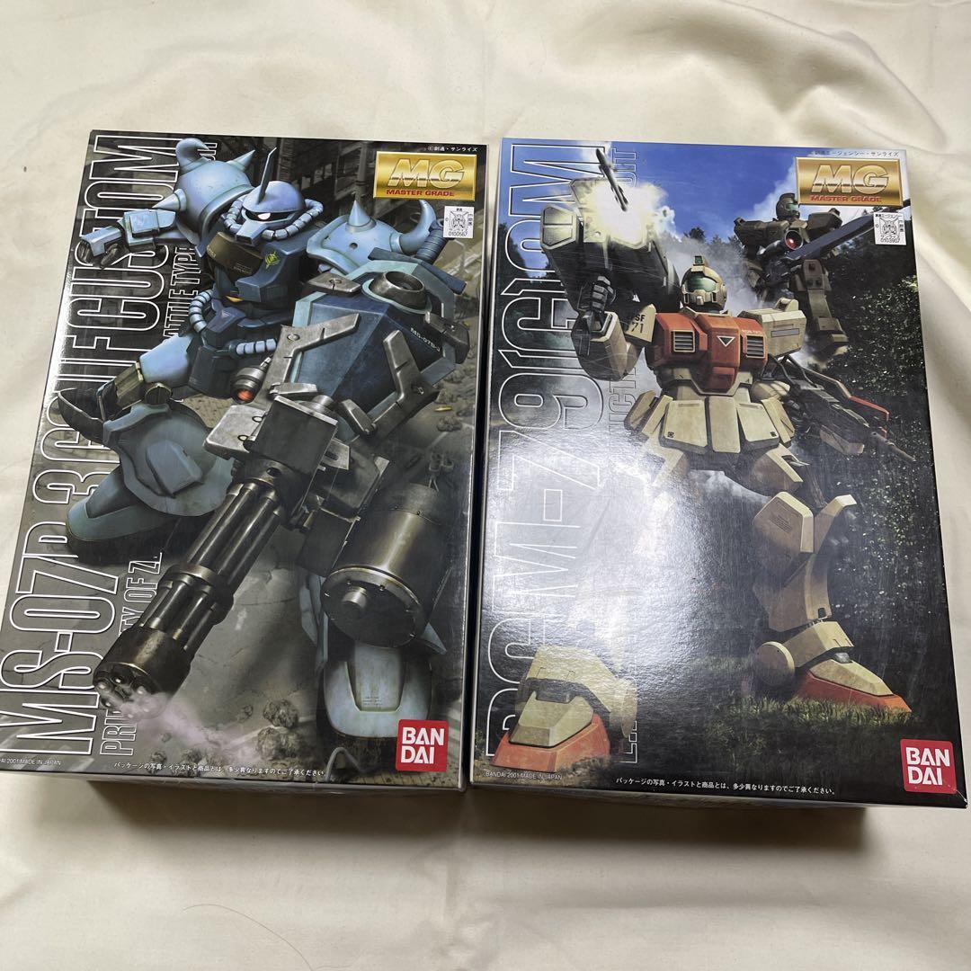ロボット MG MS-07B-3 GOUF CUSTOM & RGM-79(G)