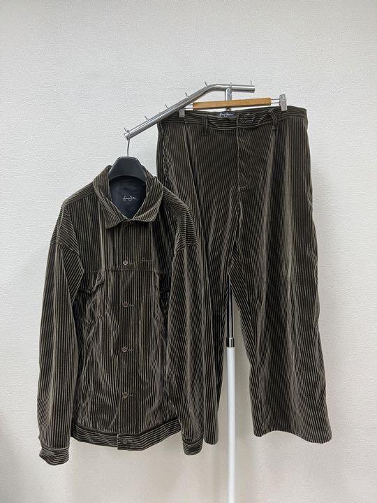激安本物 Usa製 90s ショーンジョン ベロア ジャケット パンツ セットアップ スーツ メンズ M 17 400円