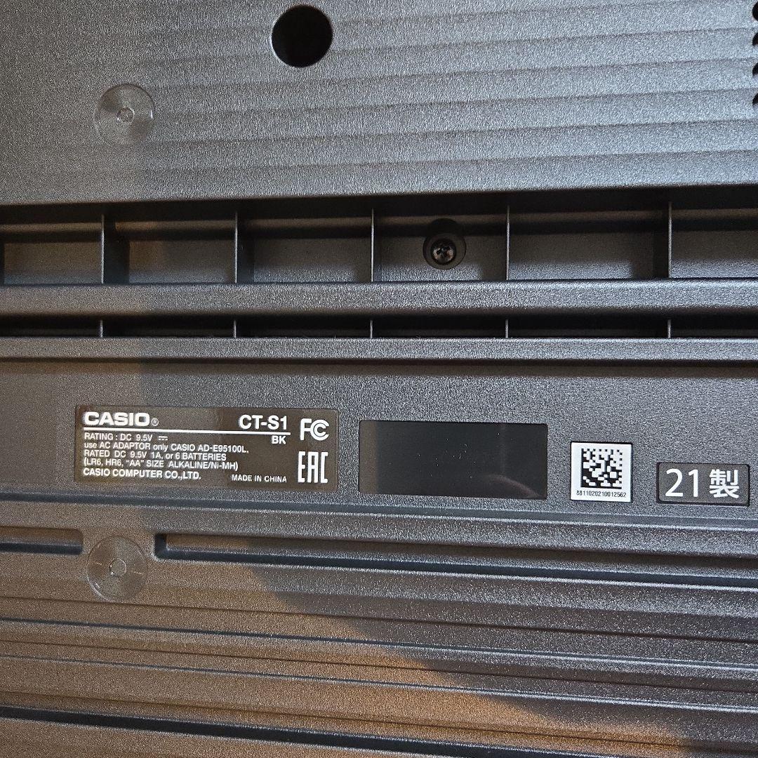 CASIO CT-S1BK 61鍵 電子キーボード