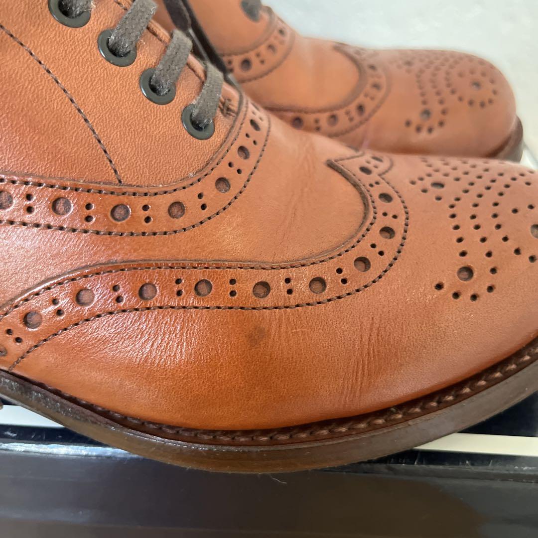 【美品】ショセplus by chausser ウイングチップシューズ 23.5