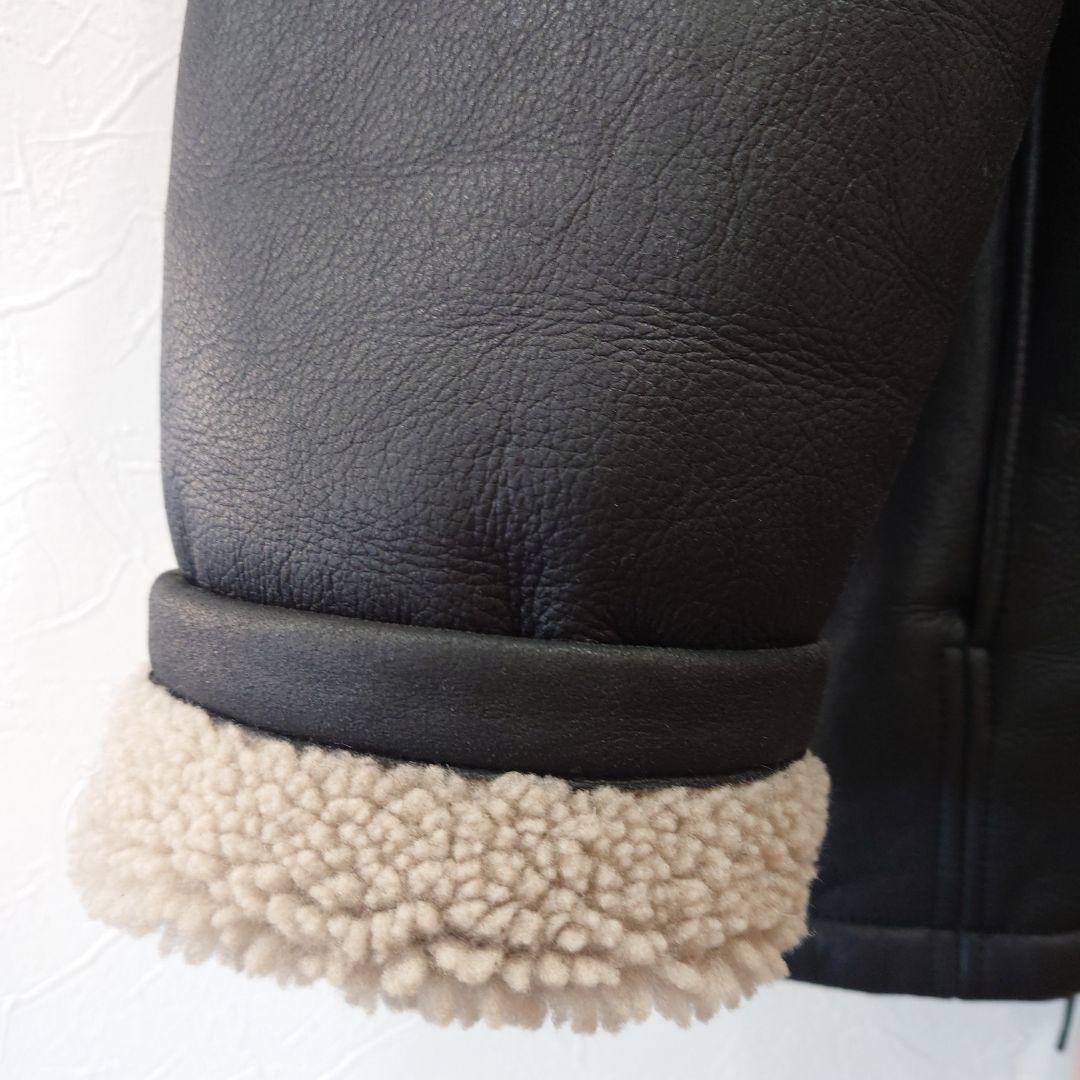 ジャケット・アウター stein oversized mouton zip jacket