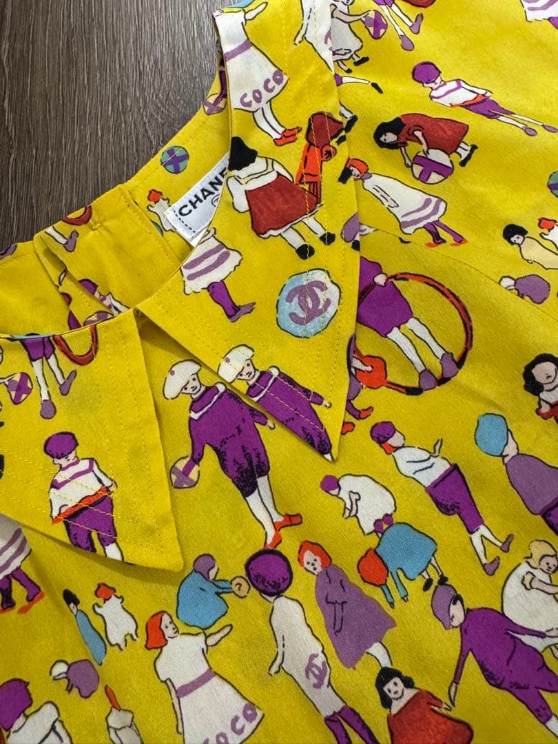 CHANELシルクノースリーブ ブラウスM CHANEL