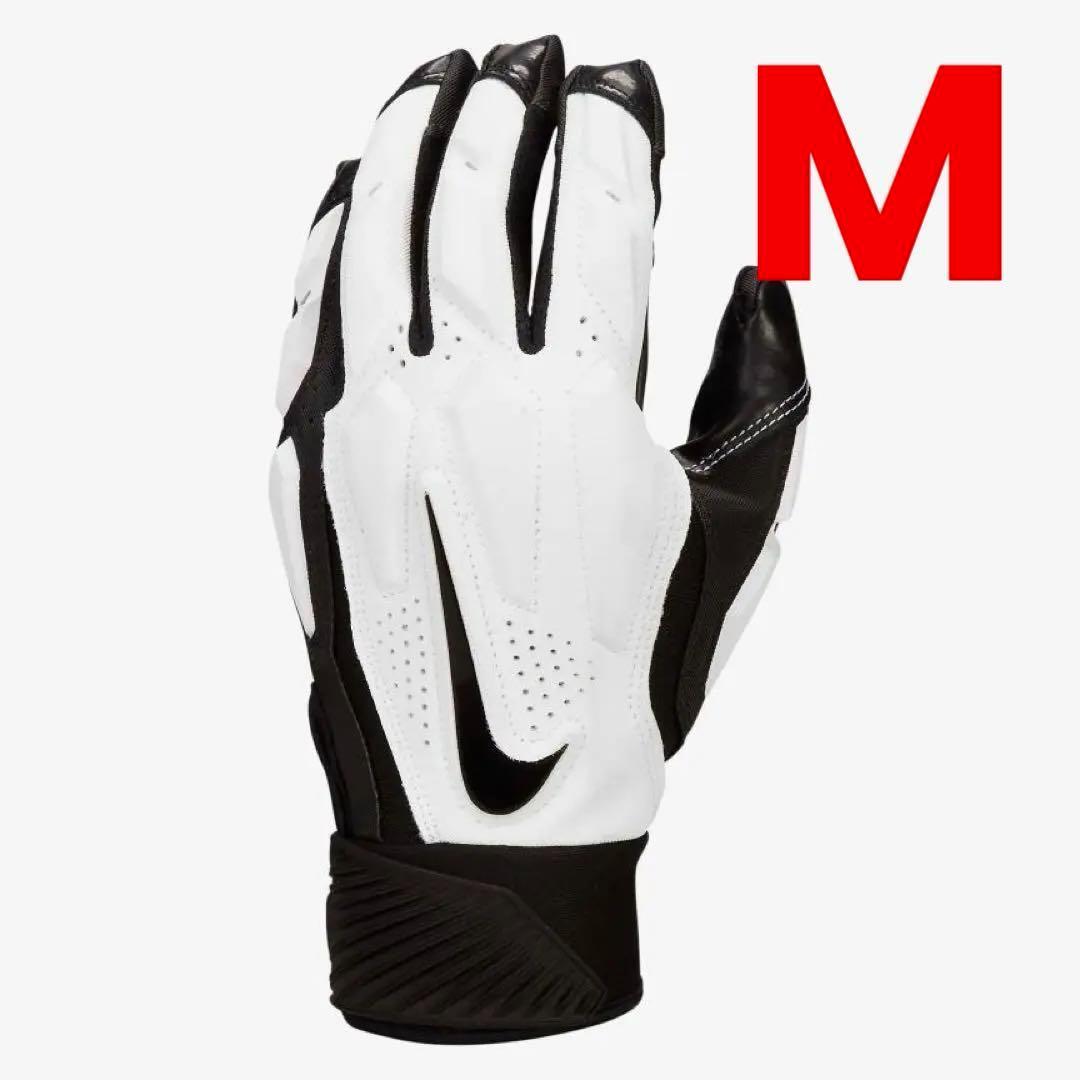 正規品販売！ Tack D NIKE アメフト 新品】 グローブ M WHITE グローブ