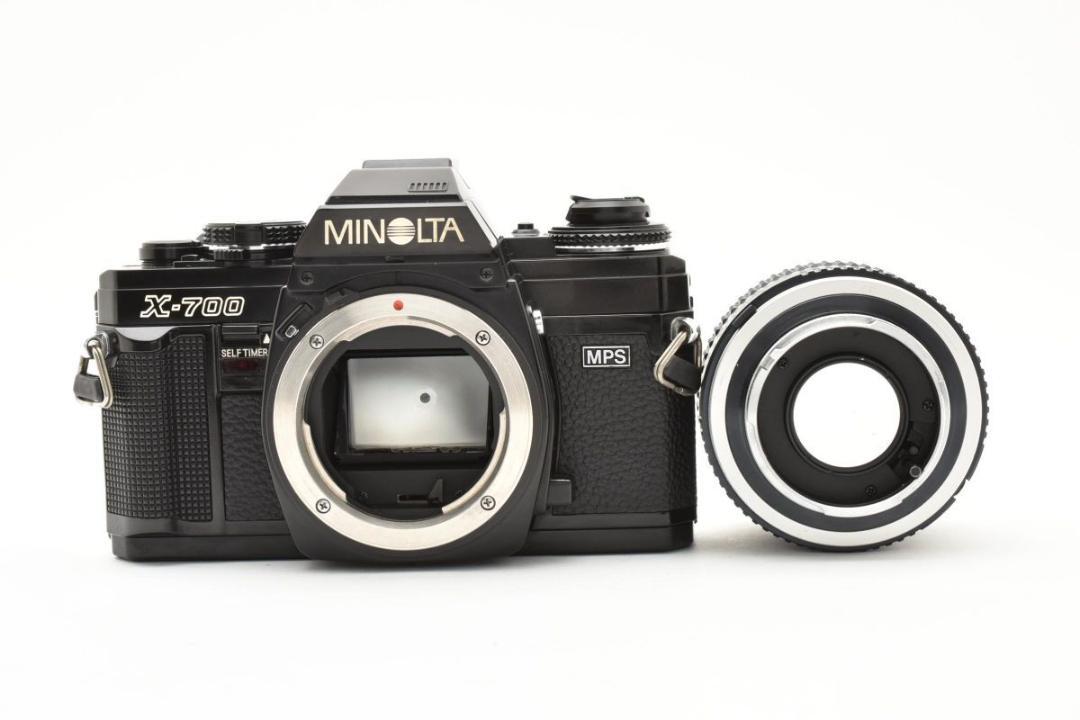 【希少•完動品】　MINOLTA X-700 ＋ROKKOR 50mm F1.7 Near MINT] Minolta New X-700 Film Camera MD Rokkor 50mm f1.7
