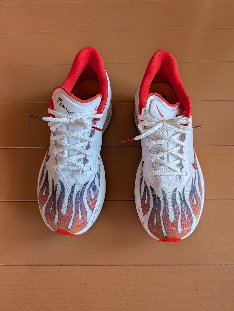 ナイキズームフライ6 Nike Zoom Fly ホワイト/レッド/オレンジ ナイキズームフライ6 Nike Zoom Fly ホワイト/レッド/オレンジ