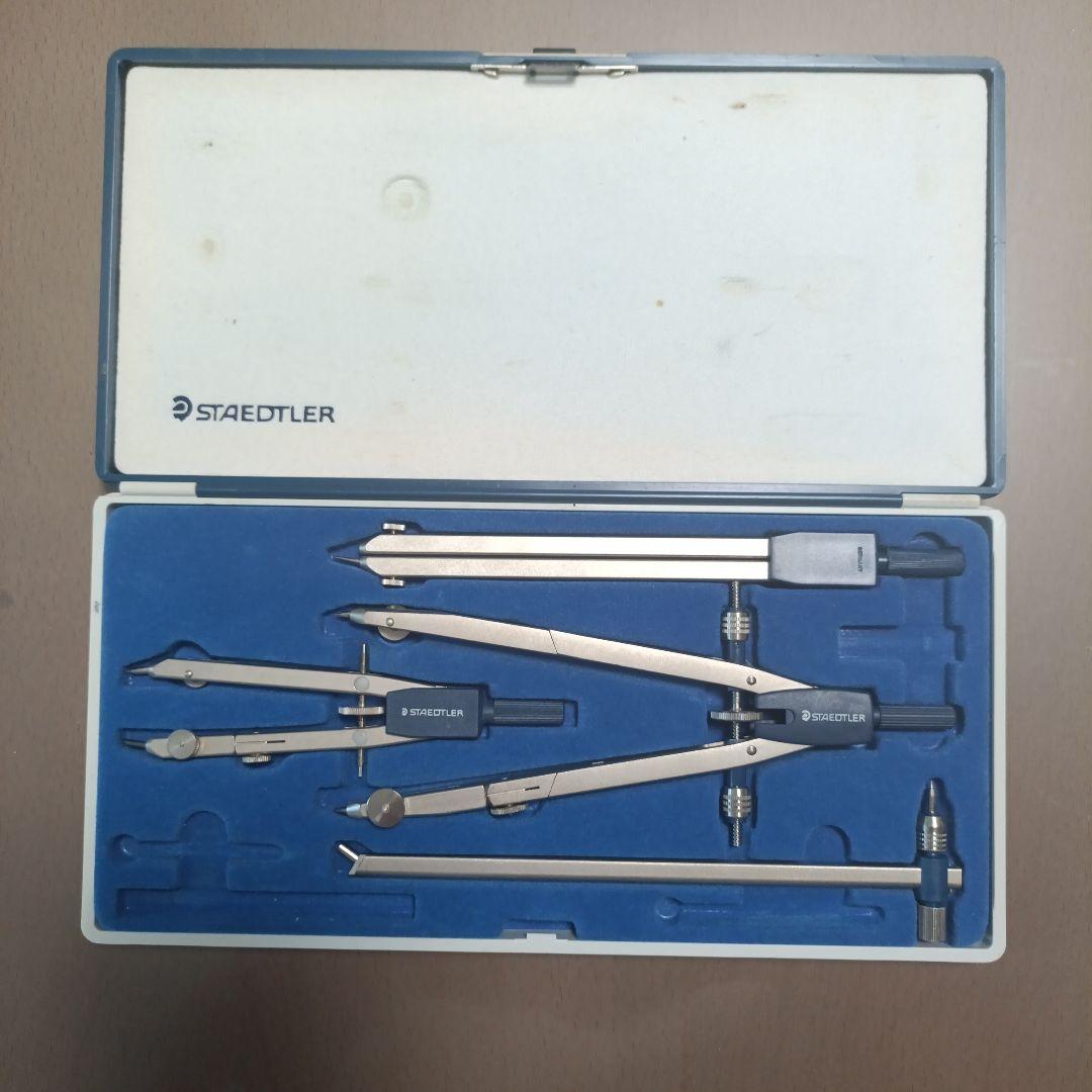 希少価値 STAEDTLER製図用コンパスセット STAEDTLER 製図器具 コンパスセット 欠品あり - メルカリ