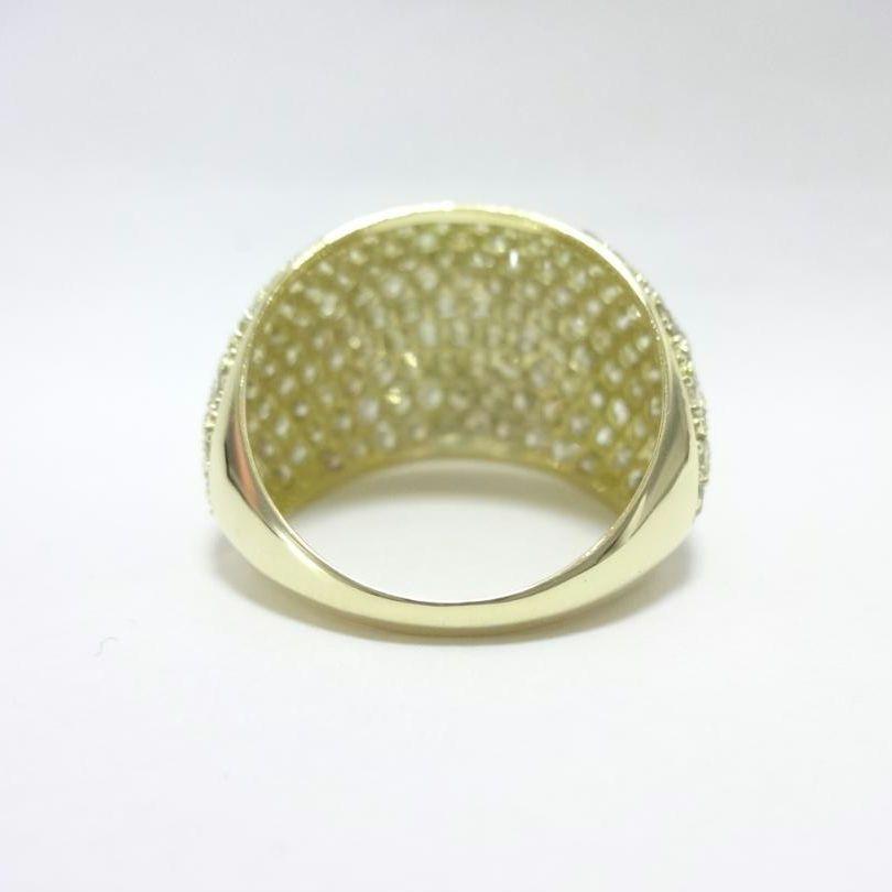 【美品】3.00ct　ダイヤモンド　パヴェセッティング　リング　K18