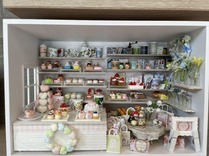 ミニチュアドールハウス 海外憧れのスイーツ店でアフタヌーンティーしませんか