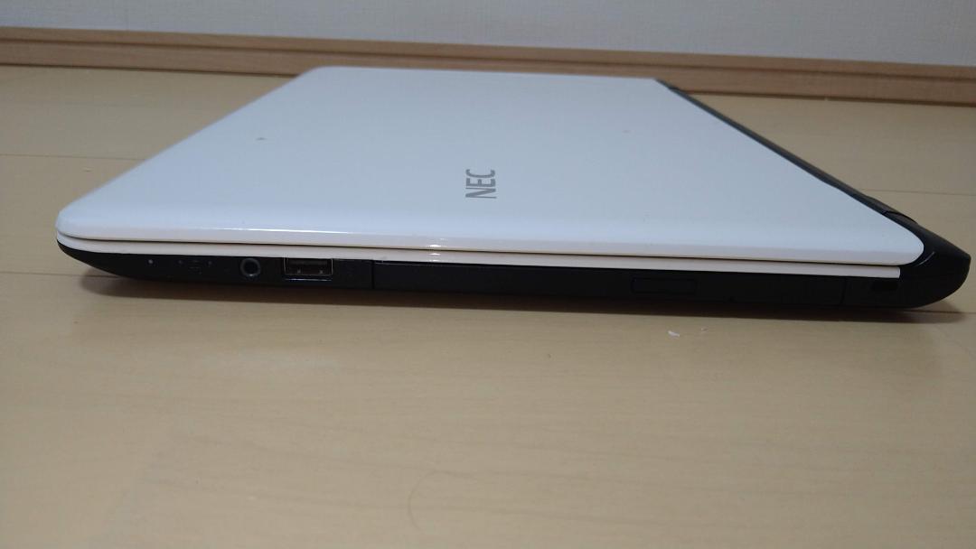 人気のホワイト】NEC 15.6インチ 設定済みノートパソコン LS150/S