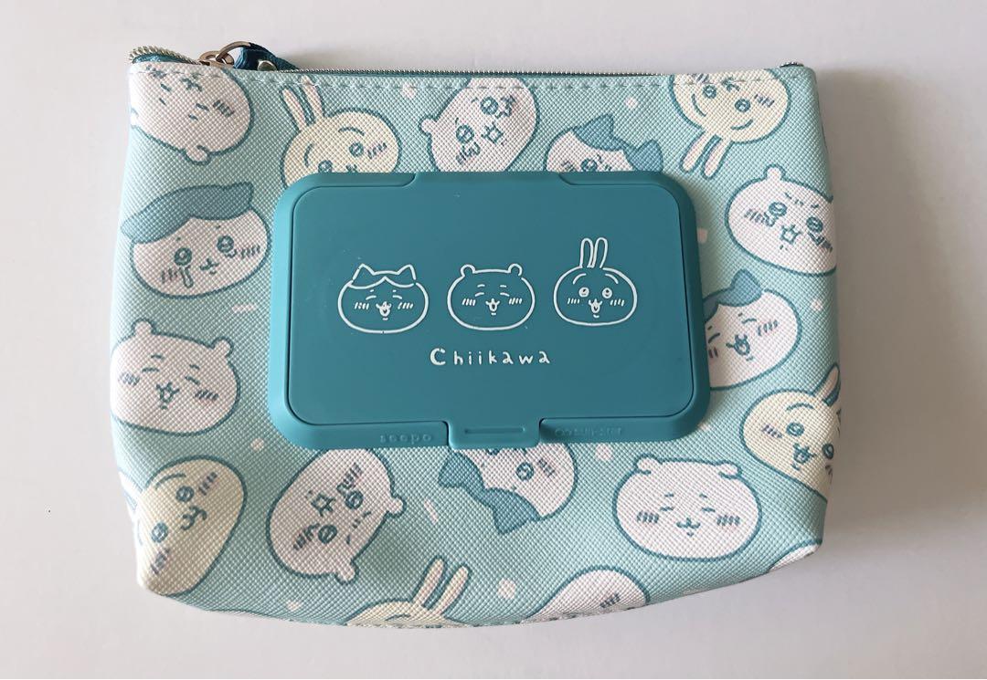 ちいかわ ハチワレ うさぎ ウエットティッシュケース付きポーチ