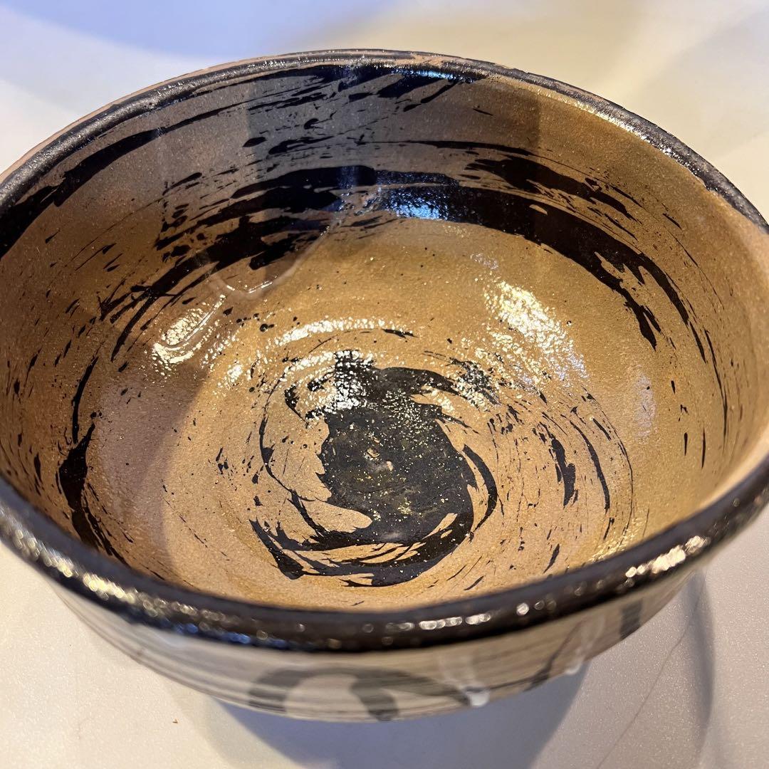 一点もの 古絵唐津片口酒器　雪持文様笹　工芸品　骨董品　コレクション
