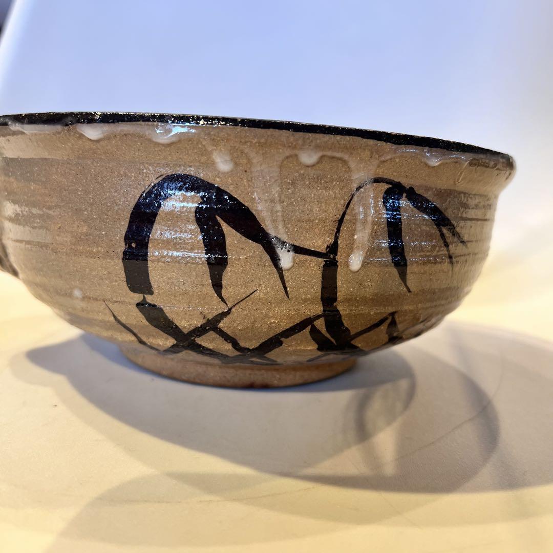 一点もの 古絵唐津片口酒器　雪持文様笹　工芸品　骨董品　コレクション