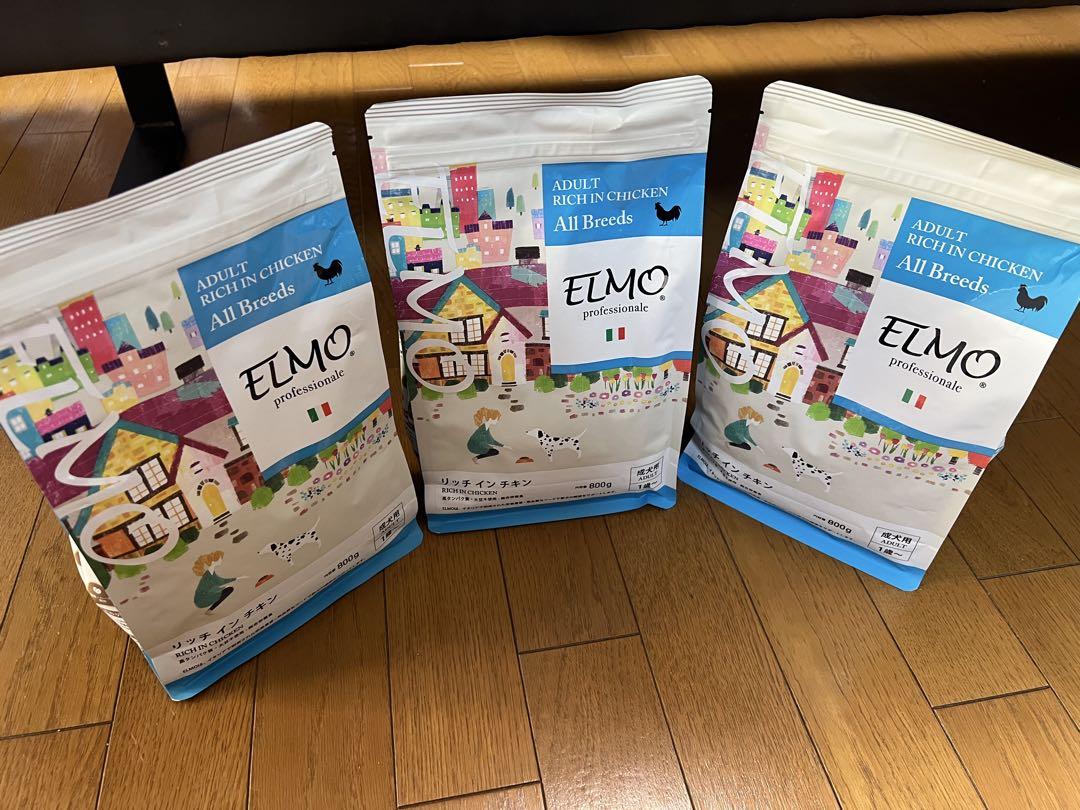 ELMO リッチ イン チキン 成犬用 800g×3袋