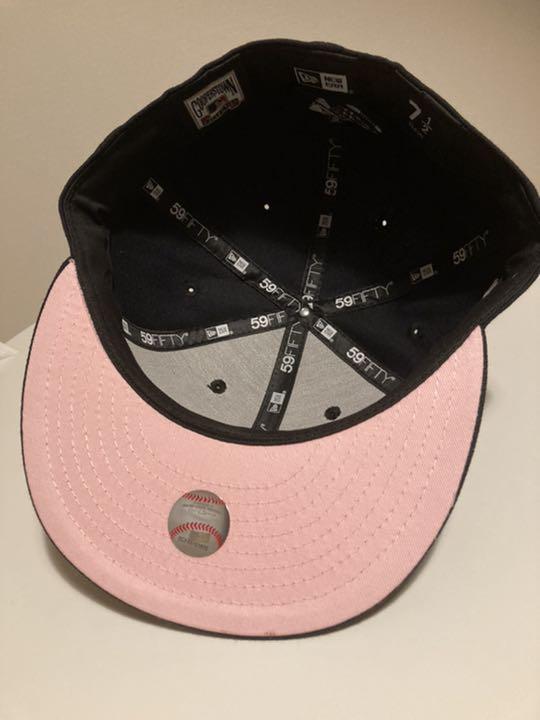 2022本物保証 New Cap 1 2 ニューエラ ヤンキース キャップ tPXy6-m89073670119 Era つば裏 ピンク HOT送料無料