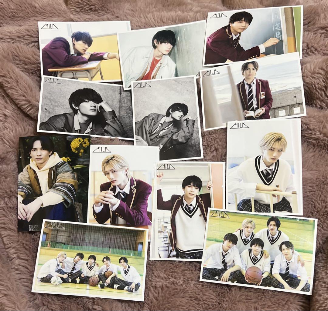 M!LK 生写真セット M!LK LIVE 2022 NEXT WINNER」オフィシャルグッズ、生写真セット