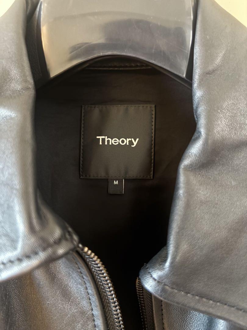 Theory ブラック レザー ジャケット M