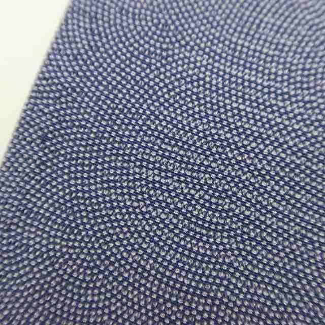 ☆専用☆美品 伝統工芸士 服部光廣落款 夏着物 正絹 絽“鮫”江戸小紋 I-18