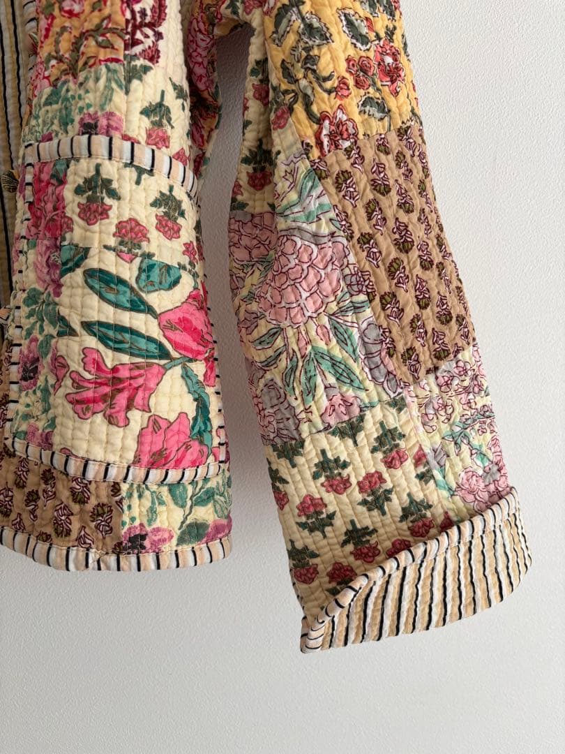 パッチワーク キルティングジャケット