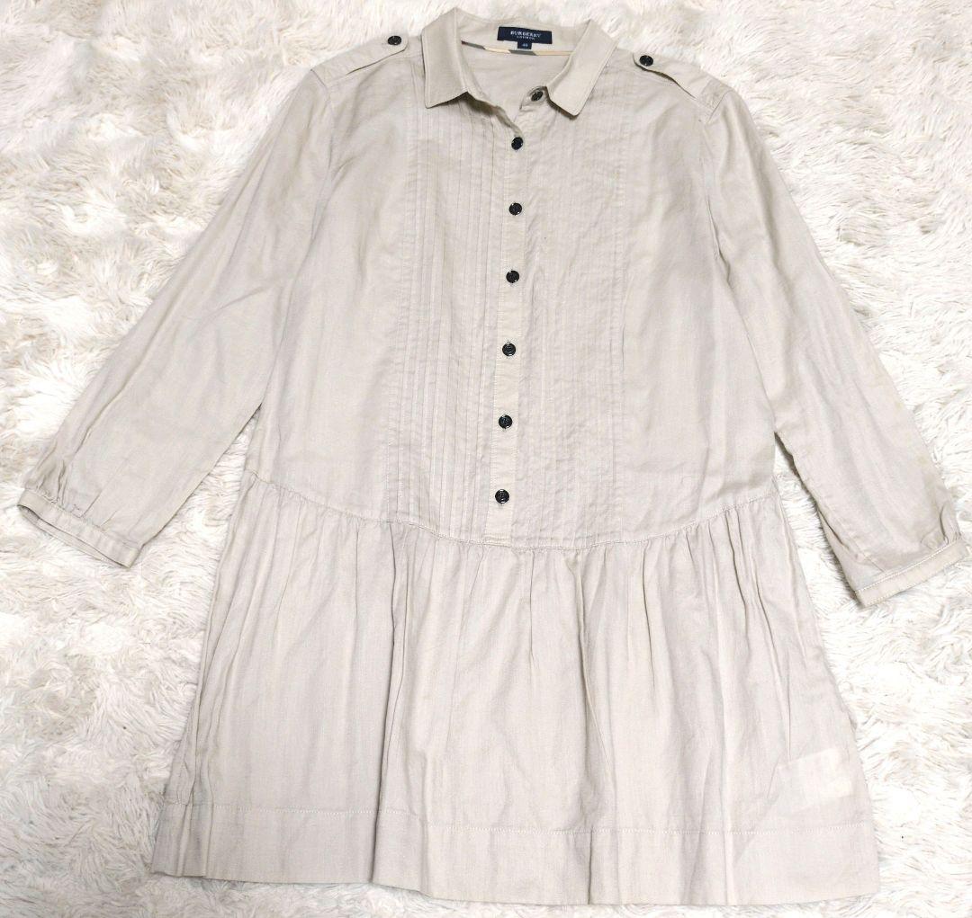 《希少》BURBERRY バーバリー ピンタック チュニック ノバチェック