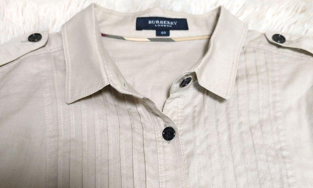 《希少》BURBERRY バーバリー ピンタック チュニック ノバチェック