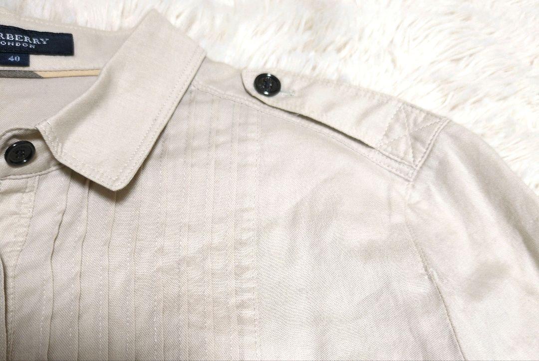 《希少》BURBERRY バーバリー ピンタック チュニック ノバチェック