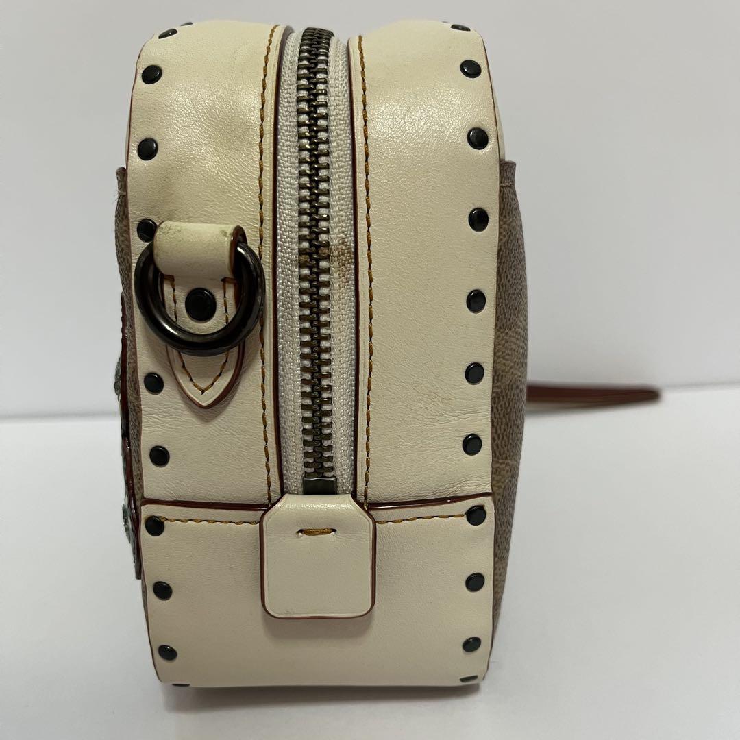 COACH コーチ ショルダーバッグ レザー チェーン ウォレット カメラバッグ ✨美品✨コーチ カメラバッグ ショルダーバッグ 2way レザー